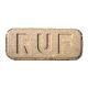 RUF Briketten hardhout, afgehaald 1 verpakking in folie. 10 kg